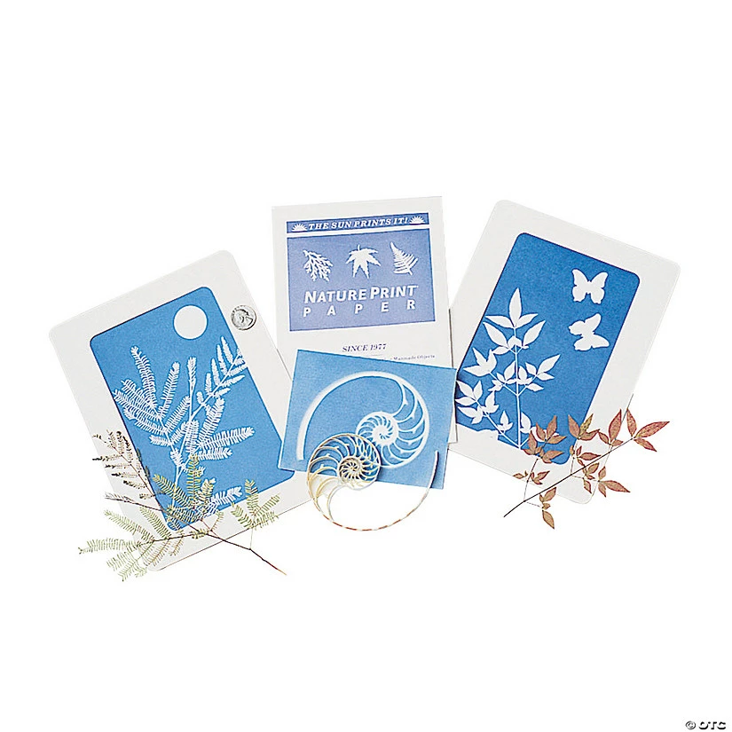 Best deal 🥰 Nature Print® Sun-Sensitive Paper - 12 Pc. ⌛ 4 Best deal 🥰 Nature Print® Sun-Sensitive Paper - 12 Pc. ⌛ - Image 2