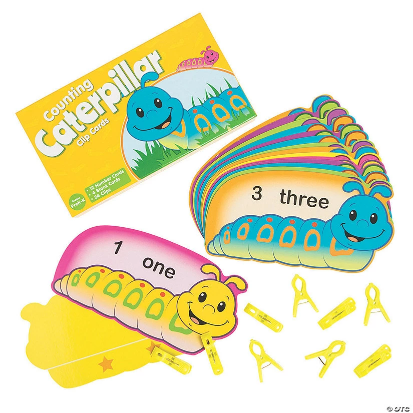 Flash Sale π― Counting Caterpillar Clip Cards π₯ - Image 2