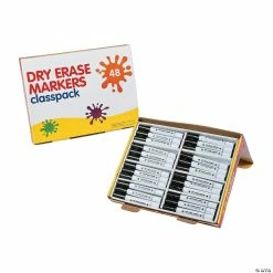 Outlet 💯 Black Dry Erase Markers Classpack - 48 Pc. 😀