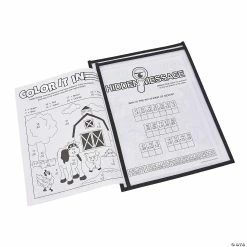 Cheapest 🤩 Black Side-Loading Dry Erase Pockets - 12 Pc. 😍