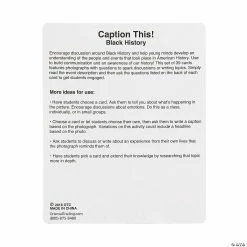 Budget β¨ Caption This Black History Month Cards - 40 Pc. π 9 Budget β¨ Caption This Black History Month Cards - 40 Pc. π -Glovies Shop caption this black history month cards 40 pc 13820118 a03