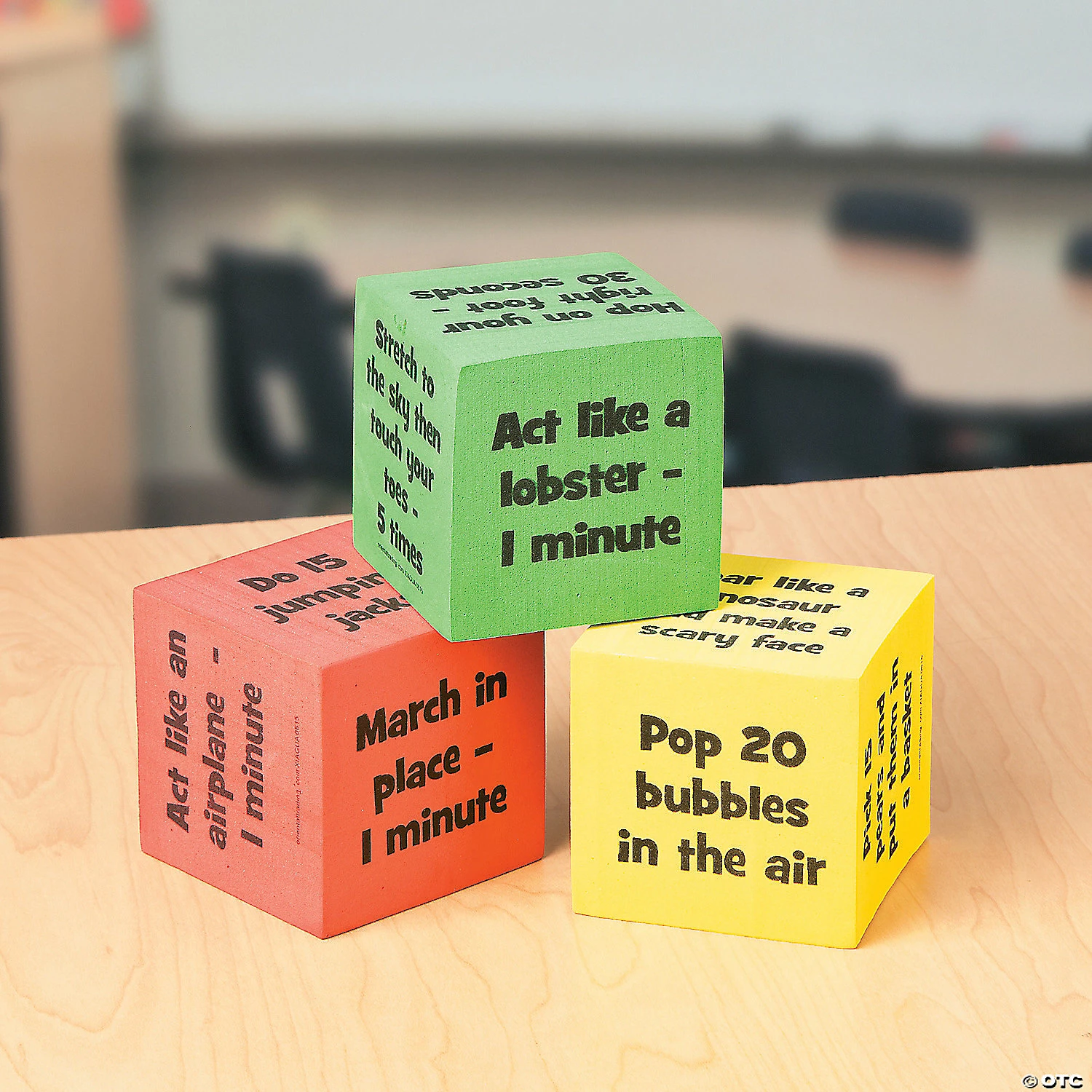 Wholesale β Classroom Brain Break Activity Dice - 12 Pc. π - Image 3