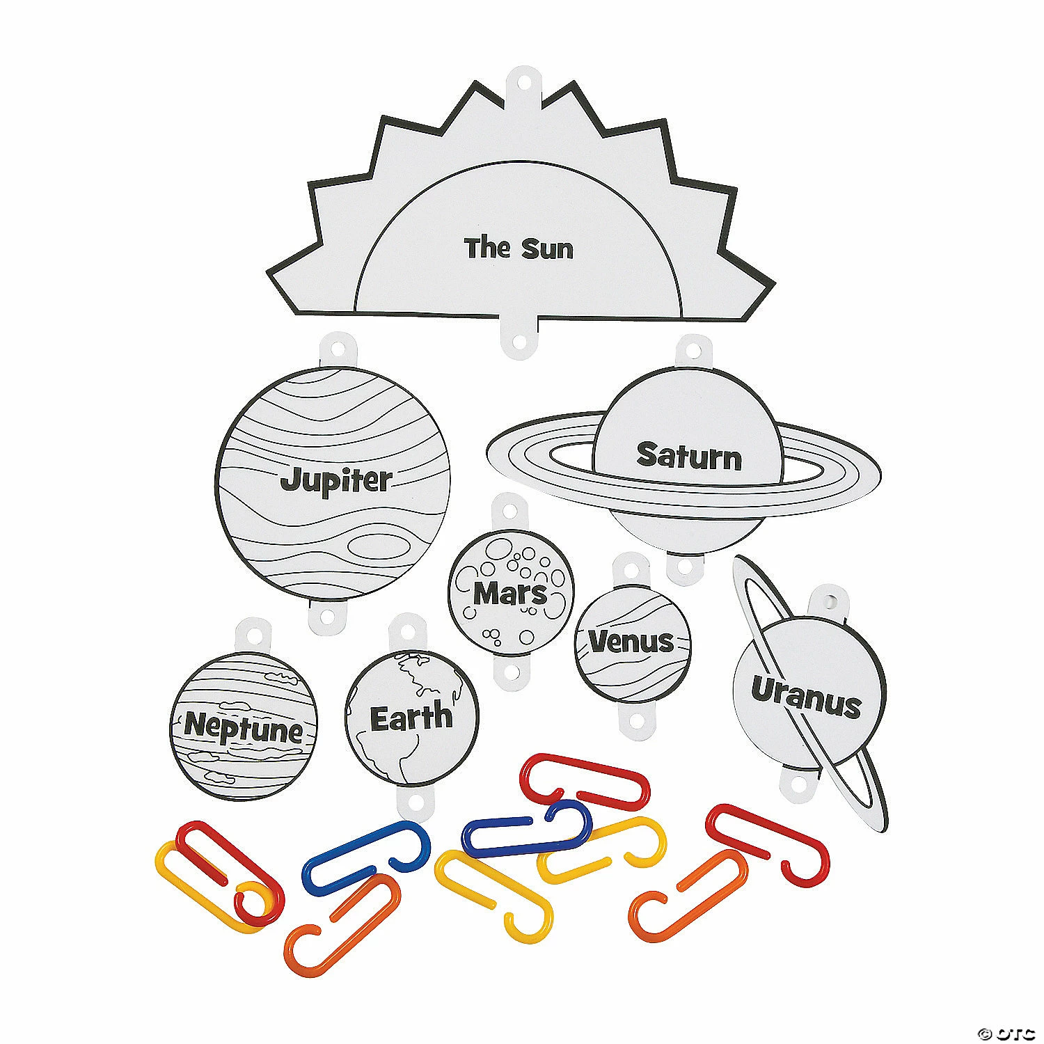 Cheapest ✨ Color Your Own Solar System Craft Kit - Makes 12 👍 - Image 2