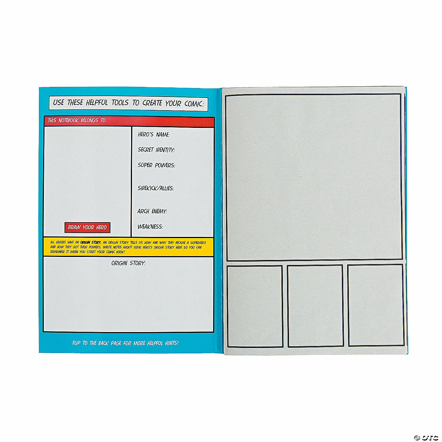 Cheapest π Create Your Own Comic Book Activity Pads - 12 Pc. β - Image 3