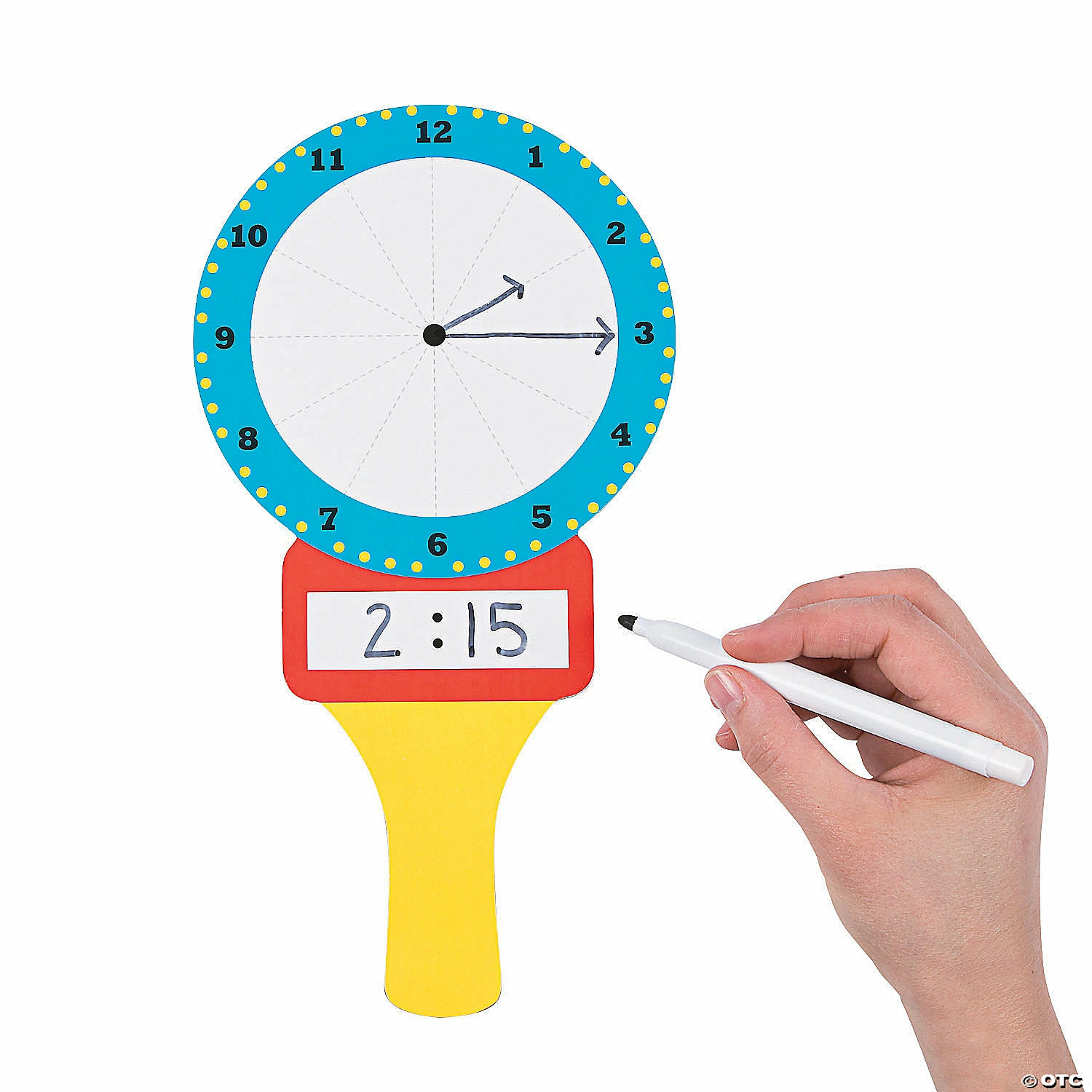 Coupon π Dry Erase Clocks - 12 Pc. β - Image 2