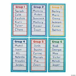New ✔️ Dry Erase Group Posters - 6 Pc. ✨