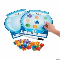 New 🎉 Fish Bowl Counting Math Mats - 250 Pc. 🥰