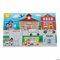 Top 10 👏 Giant Community Helpers Sticker Scenes - 12 Pc. ⭐
