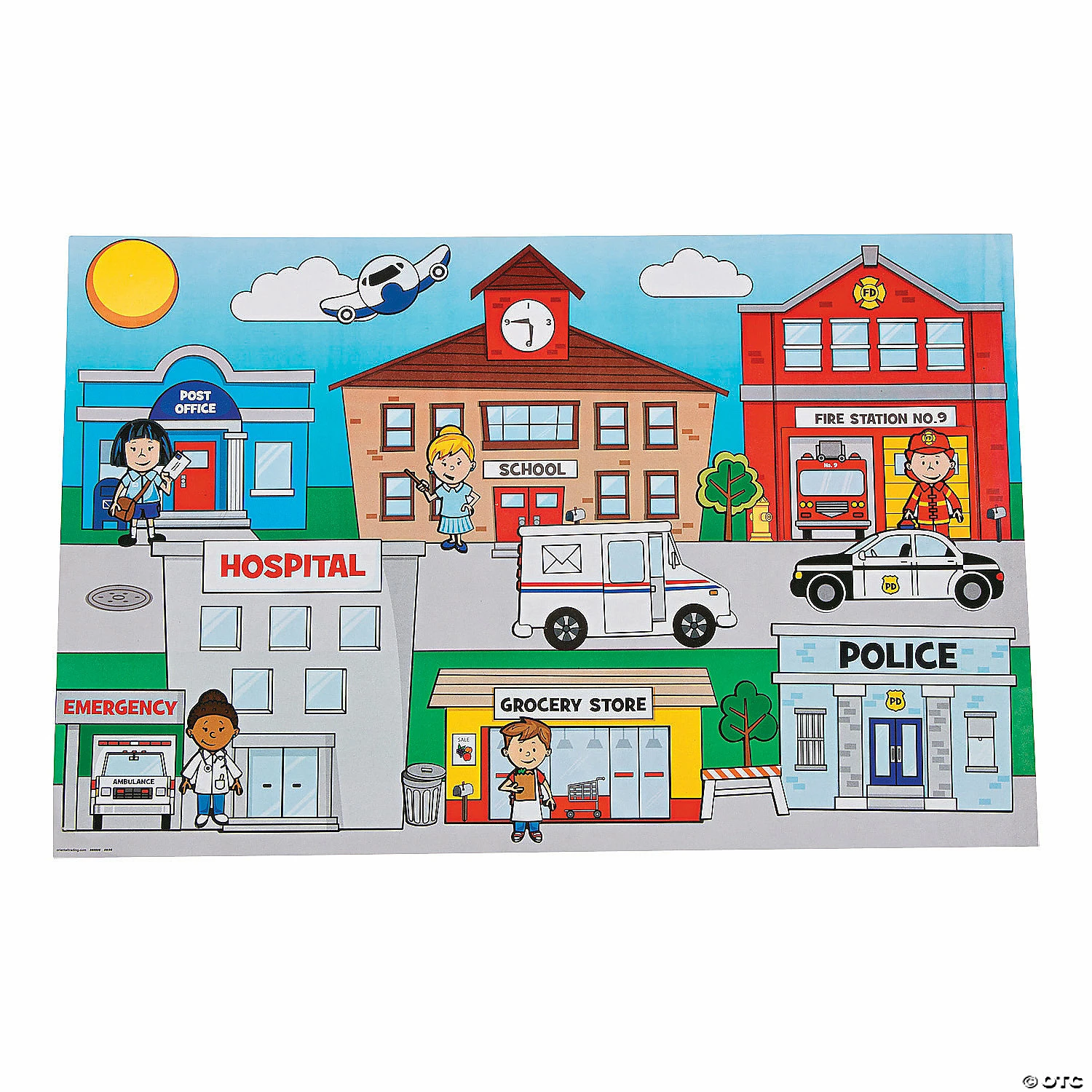 Top 10 π Giant Community Helpers Sticker Scenes - 12 Pc. β