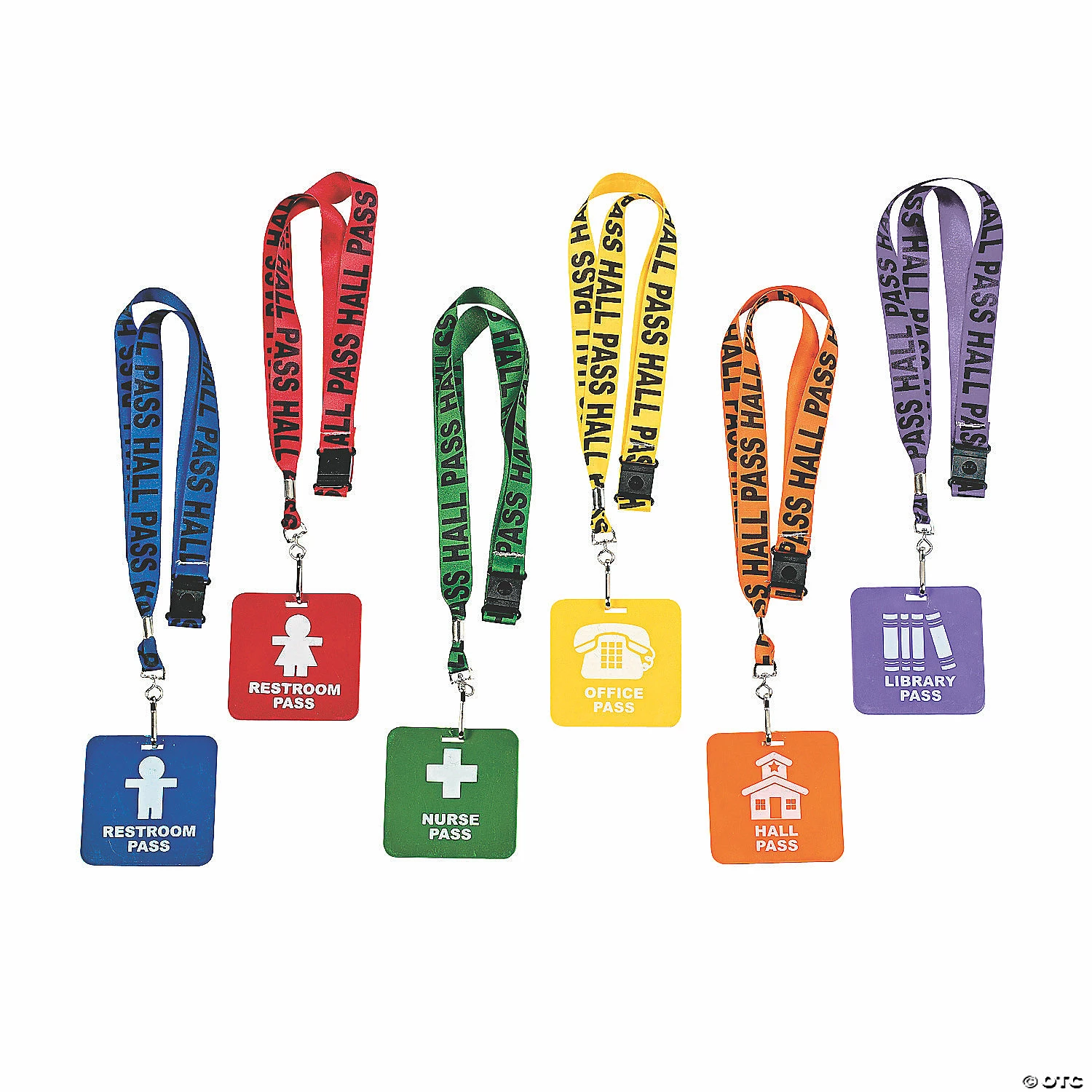 Deals ✔️ Hall Pass Breakaway Lanyards - 6 Pc. ⌛