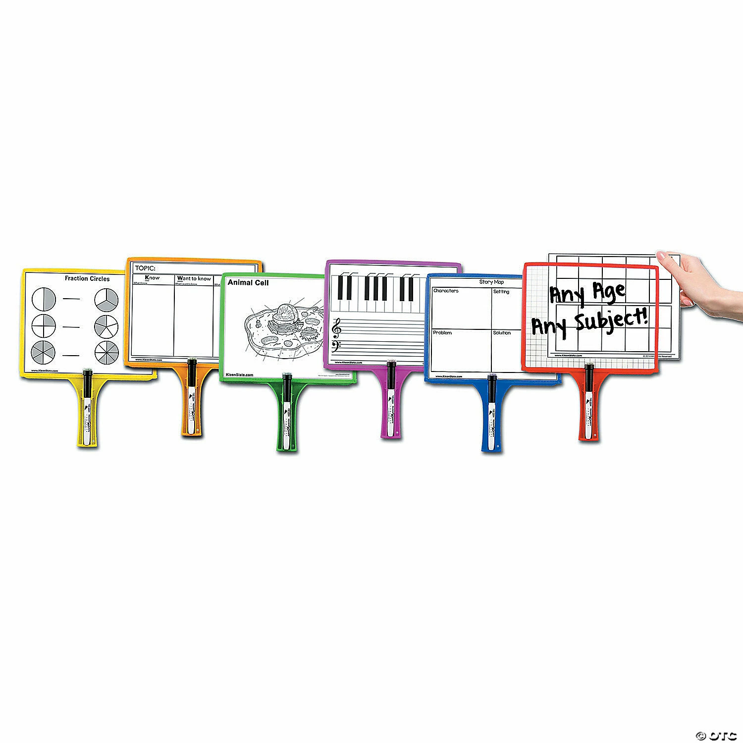 New βοΈ KleenSlate Customizable Handheld Whiteboards, 24 Pk π― - Image 2