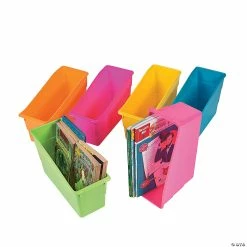 Deals 🔥 Neon Classroom Book Bins - 6 Pc. 😍