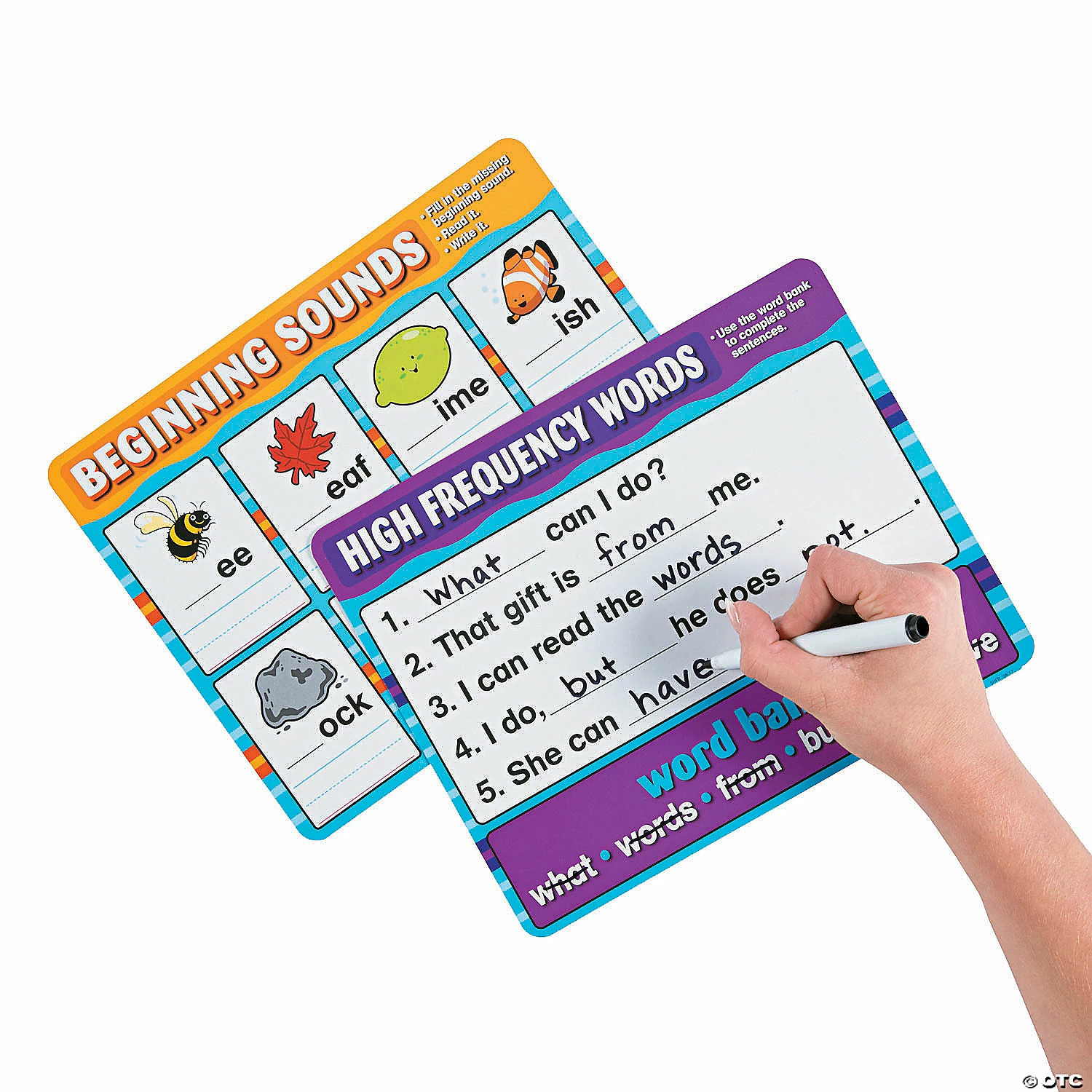 New π― Phonics Dry Erase Set - 25 Pc. π