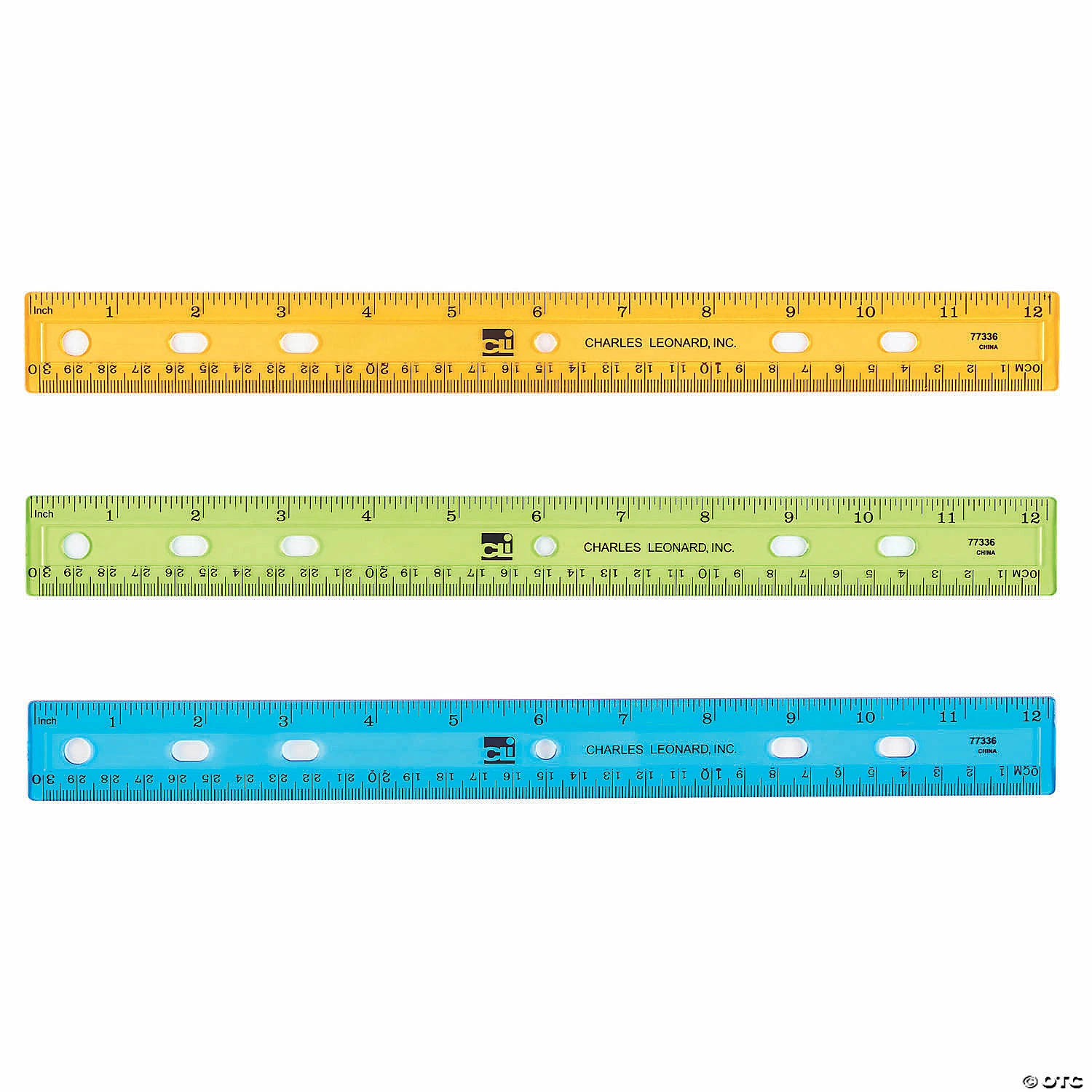 Budget π Plastic 12" Ruler, Flat, Translucent Assorted Colors, Pack of 36 π§¨