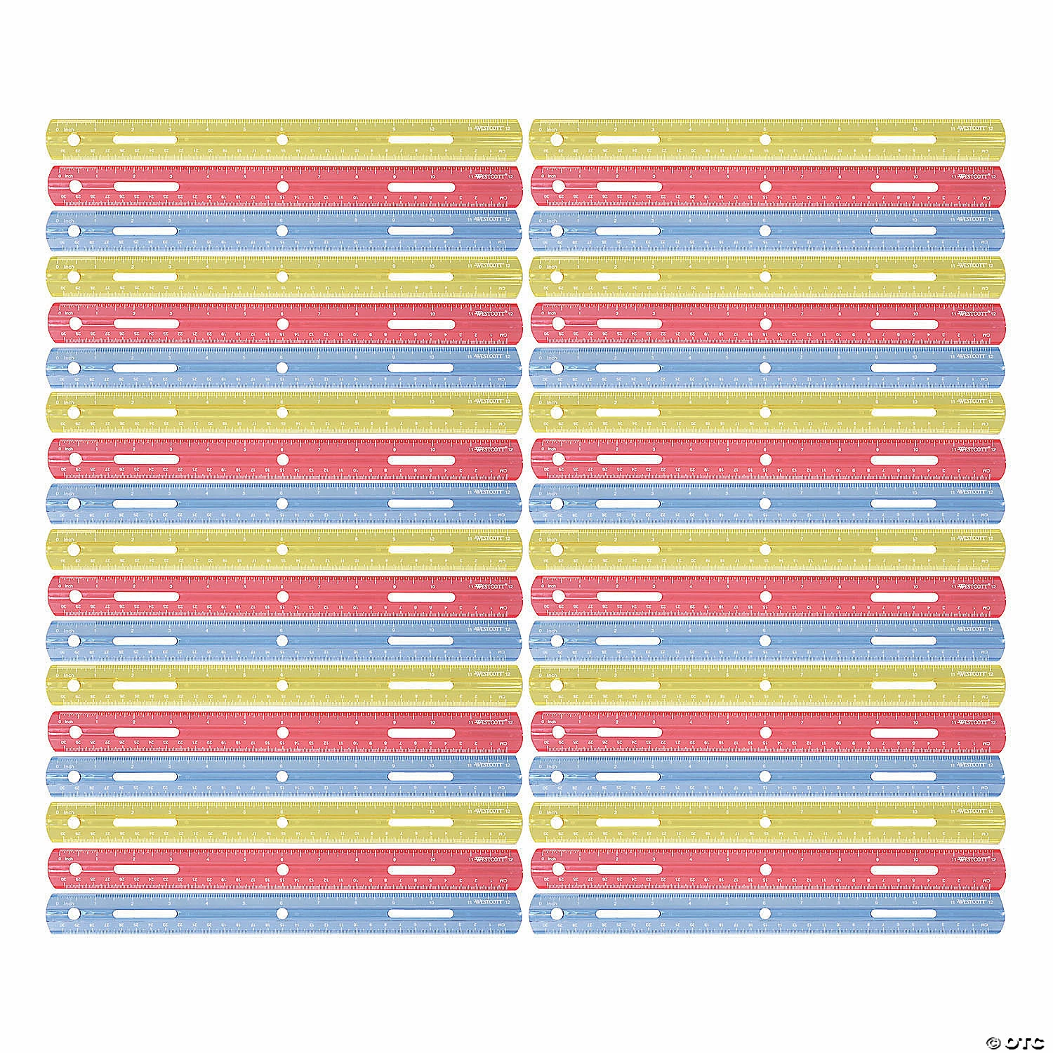 Best Pirce π Plastic Ruler, 12", Pack of 36 π
