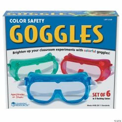 Deals 🤩 Rainbow Safety Goggles Set Of 6 🥰